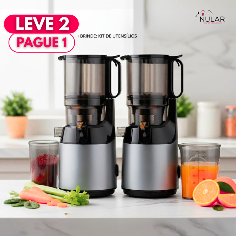 [LEVE, PAGUE 1] Espremedor de Mastigação Lenta Profissional | Somente Hoje!