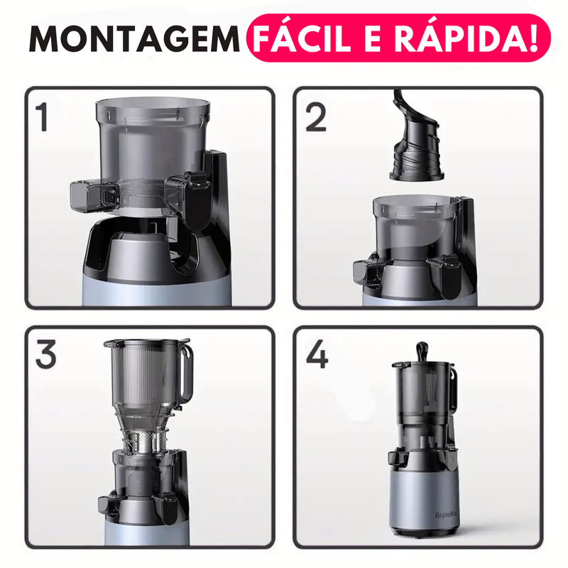 [LEVE, PAGUE 1] Espremedor de Mastigação Lenta Profissional | Somente Hoje!