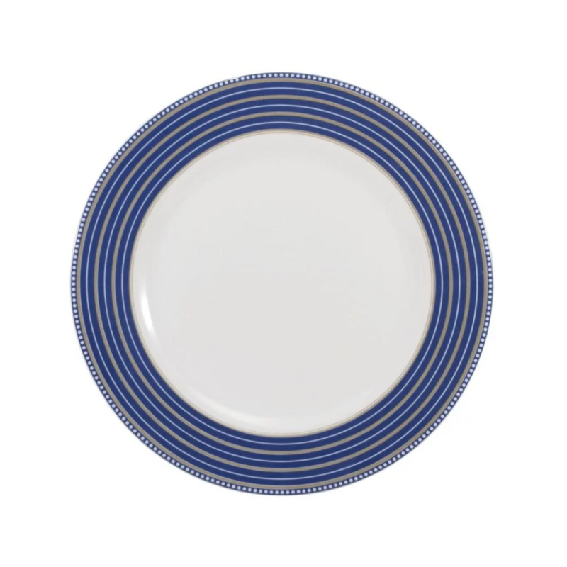 Jogo Aparelho de Jantar  Azul Royale Chá e Café - SERVE ATÉ 6 PESSOAS [ + BRINDE - KIT 6 TAÇAS ]