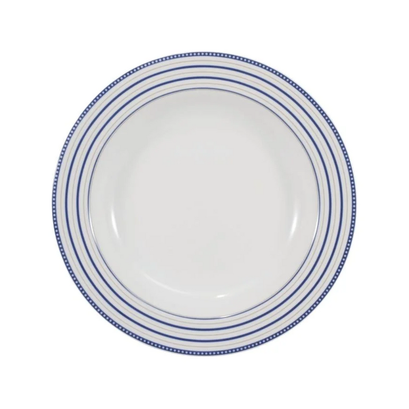 Jogo Aparelho de Jantar  Azul Royale Chá e Café - SERVE ATÉ 6 PESSOAS [ + BRINDE - KIT 6 TAÇAS ]