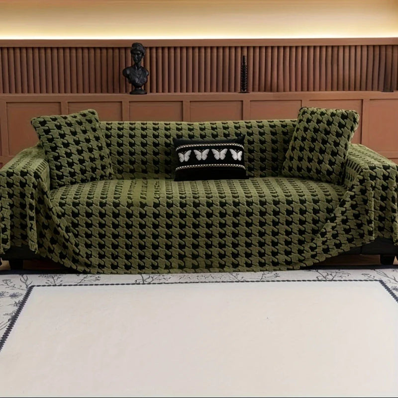 [Leve 2 Pague 1] Capa de Sofá LeBlanc em Algodão e Poliéster (Sua Sala dos Sonhos em Segundos!) +BRINDES: 2 Capas de Almofadas