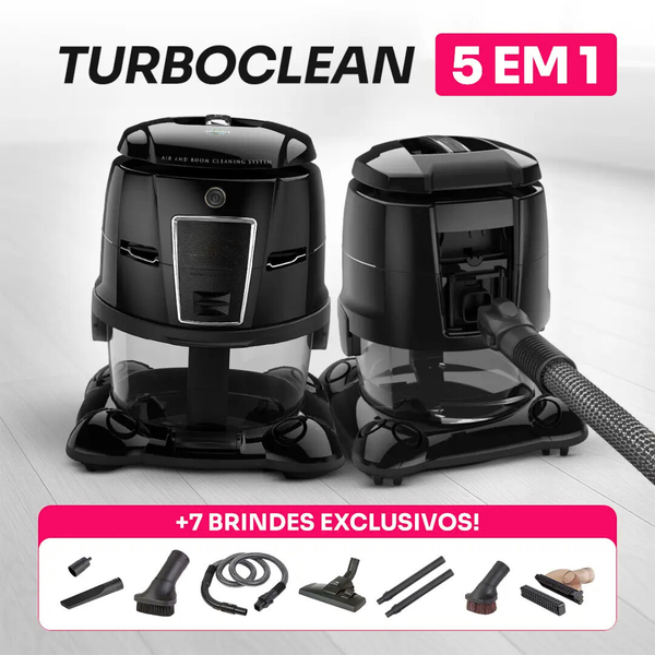 Extratora TurboClean 5 em 1 - A Mais Potente + BRINDES: 7 Ponteiras Premium | ÚLTIMAS UNIDADES!