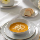 Jogo Aparelho de Jantar Branco Ouro - SERVE ATÉ 6 PESSOAS  [ + BRINDE - KIT 6 TAÇAS ]