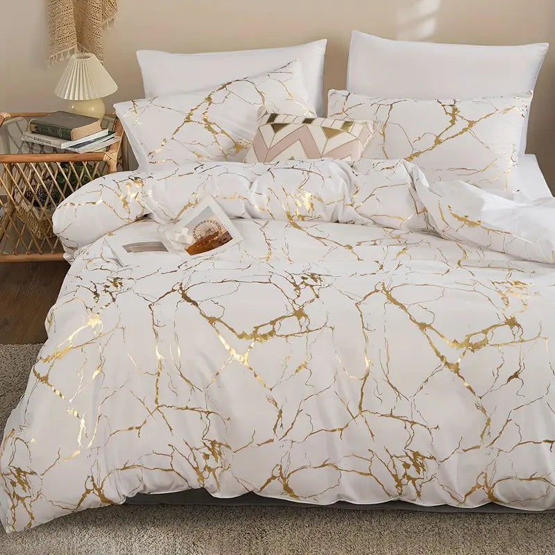 [Leve 2 Pague 1] Roupa de Cama Toscana em Tecido Nobre (Sinta o Conforto da Elegância Rústica!) +3 BRINDES: 2 Capas de Travesseiro e Edredom