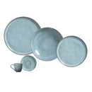 Jogo Aparelho de Jantar  Orgânico Azul Retrô  - SERVE ATÉ 6 PESSOAS [+ BRINDE - KIT 6 TAÇAS]
