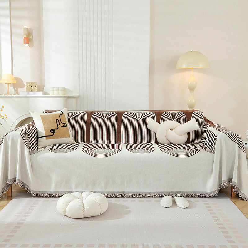 [Leve 2 Pague 1] Capa de Sofá Rovelle em Algodão e Poliéster (Conforto e Charme Único!) +BRINDES: 2 Capas de Almofadas