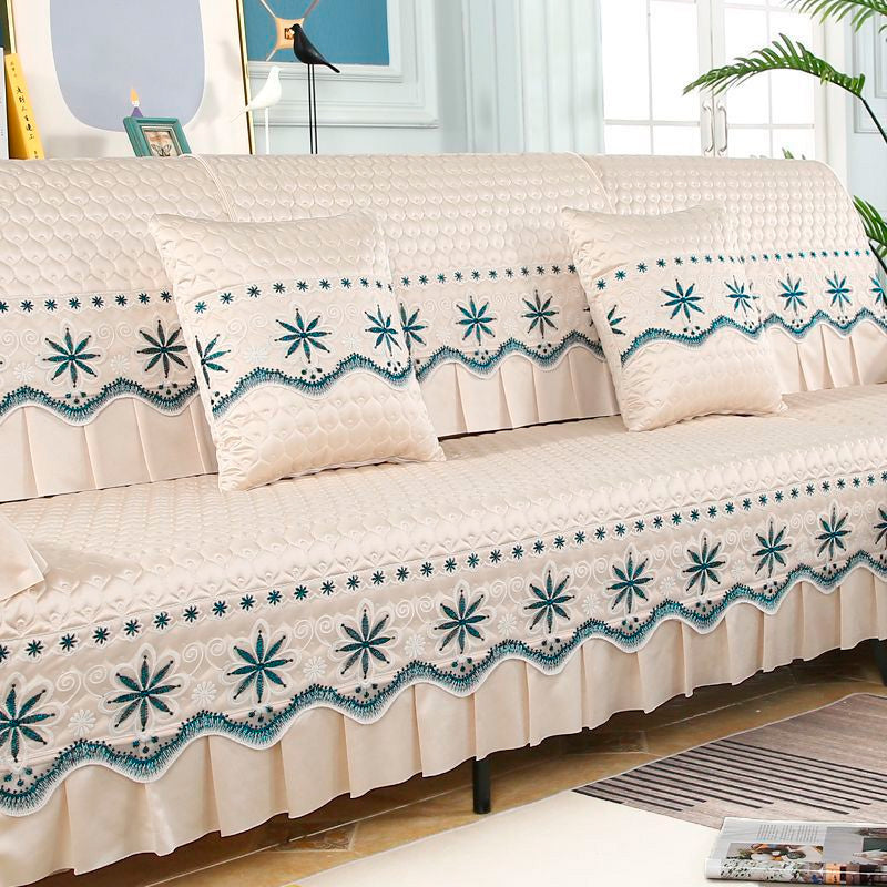 [Leve 2 Pague 1] Capa de Sofá Imperial em Tecido Nobre (Sala 5 Estrelas em Segundos!) +2 BRINDES: 2 Almofadas