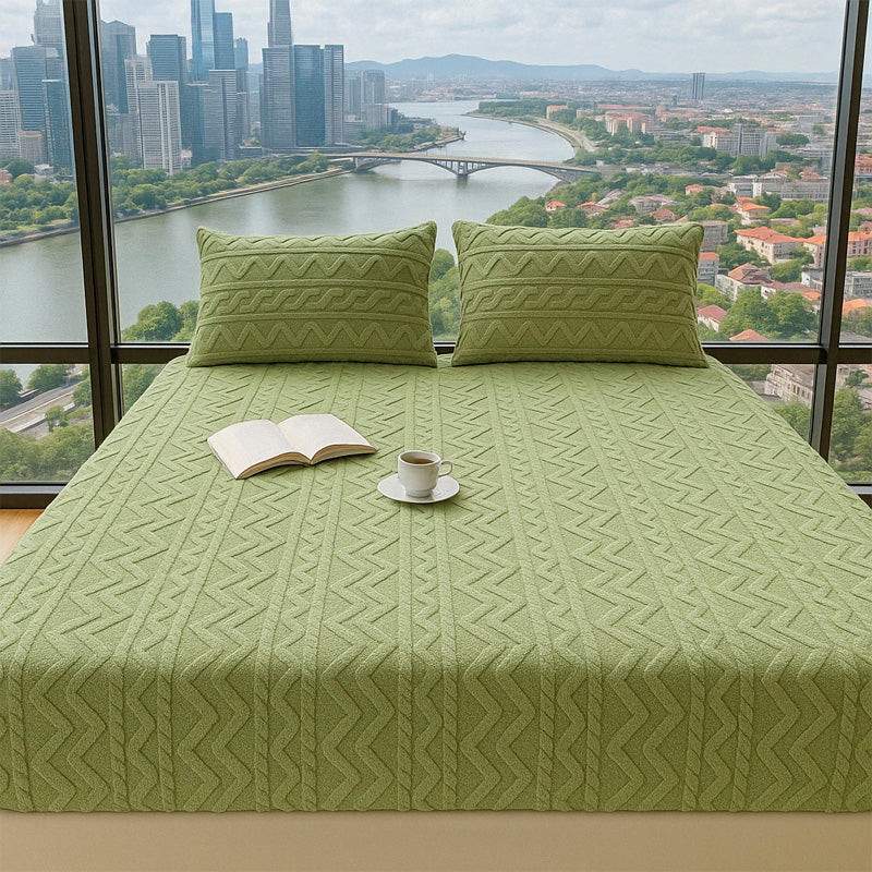 [Leve 2 Pague 1] Roupa de Cama Aconchego Fleece em Algodão (Sensação Única de Conforto e Elegância!) +BRINDES: 2 Capas Para Travesseiros