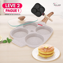 [Leve 2 Pague 1] Frigideira Titanix Multifunções 4 em 1 + Tampa de Vidro Temperado / BRINDE: KIT Utensílios