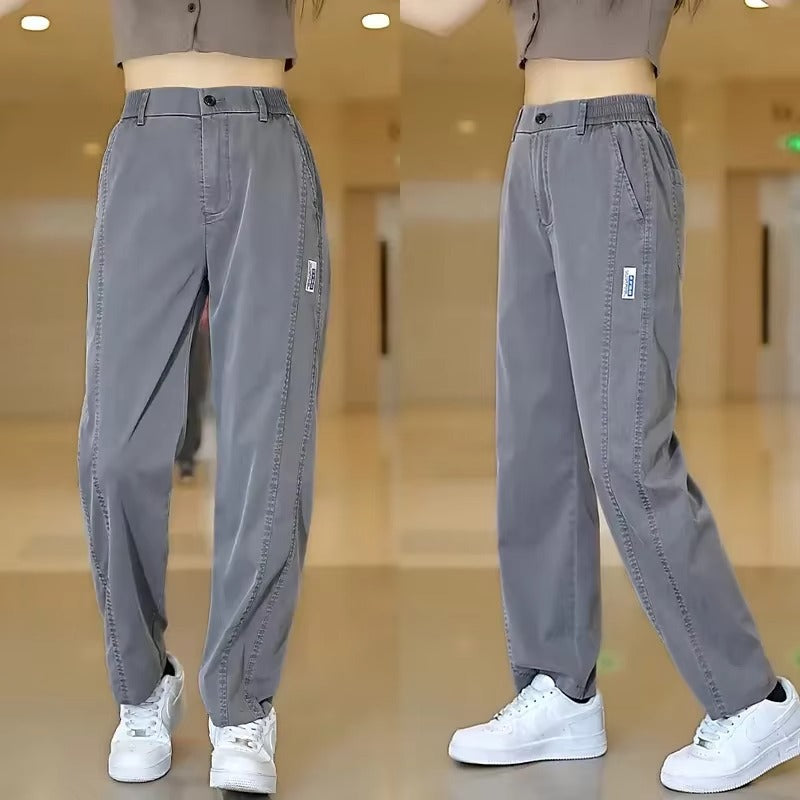 [Pague 2 Leve 3] Calça Feminina Ravena em Seda Gelo Poliéster e Elastano (A Queridinha de 2025)