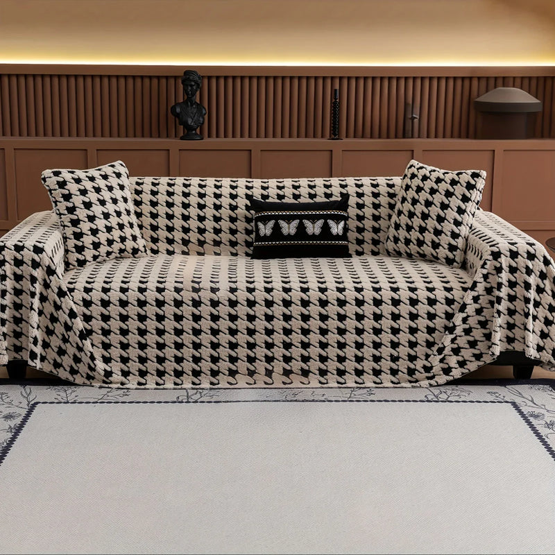 [Leve 2 Pague 1] Capa de Sofá LeBlanc em Algodão e Poliéster (Sua Sala dos Sonhos em Segundos!) +BRINDES: 2 Capas de Almofadas