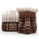 Jogo De Banho 5 Peças 370g/M² Munique Toalhas 100% Algodão Tabaco/Palha