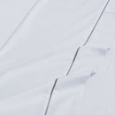 Jogo de Lençol  4 Peças Percal 400 Fios Ponto Palito Branco